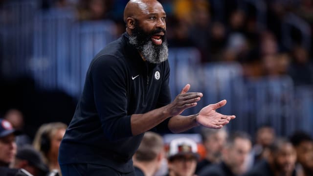 Brooklyn Nets head coach Jacque Vaughn